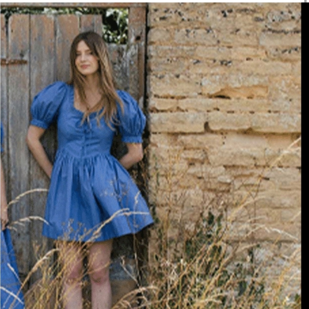 Dôen Trail Dress - Blue Aster, XS - 100% Organic cotton